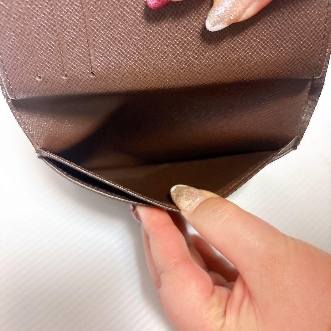 【美品】ルイヴィトン ダミエ ポルトフォイユ ヴィエノワ N61674 財布