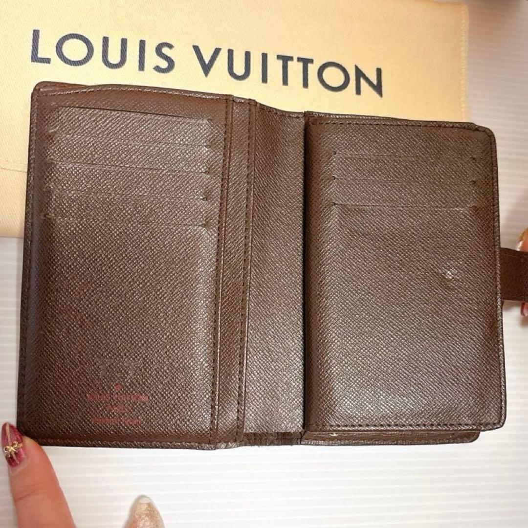 【美品】ルイヴィトン ダミエ ポルトフォイユ ヴィエノワ N61674 財布
