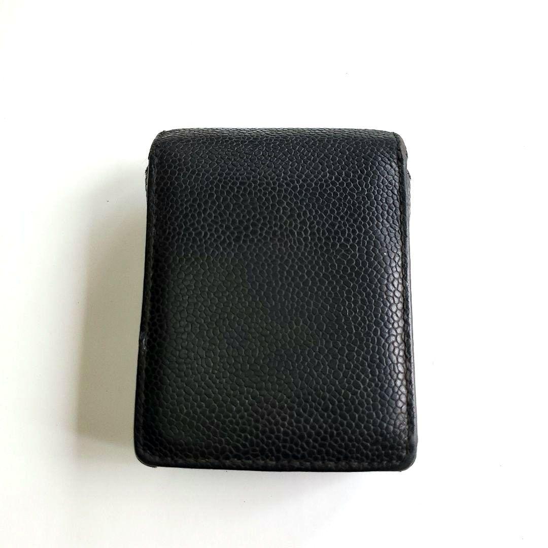CHANEL シャネル シガレットケース キャビアスキン シリアルシール有