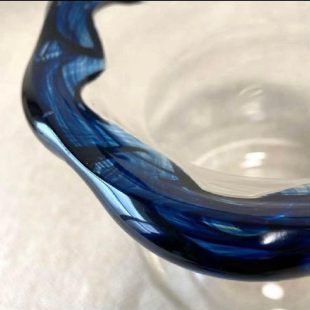 KITAICHI ガラス金魚鉢大 メダカ飼育鉢 吹き硝子鉢 厚手透明クリアガラス