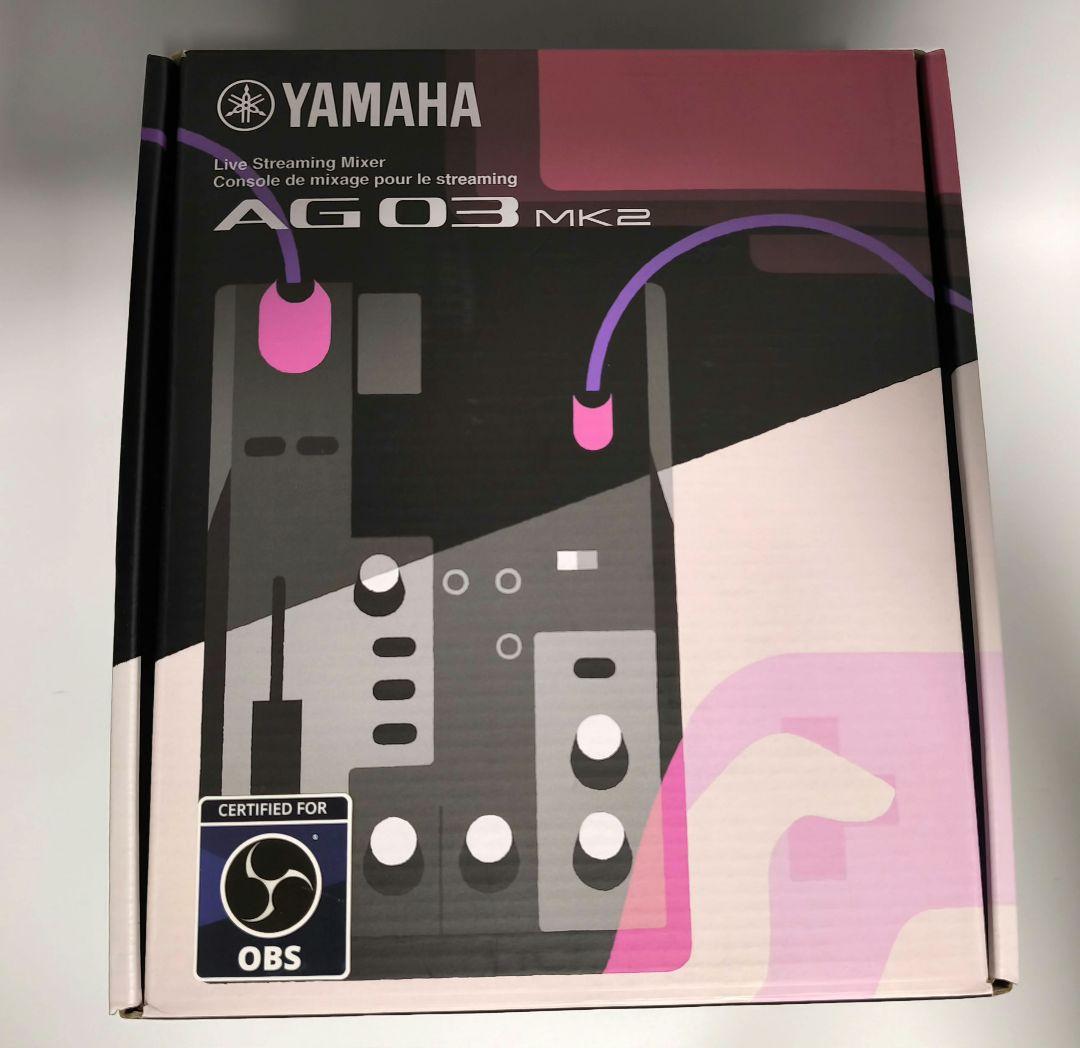 湊*様 新品並　YAMAHA AG03 MK2 YouTube配信 ゲーム実況