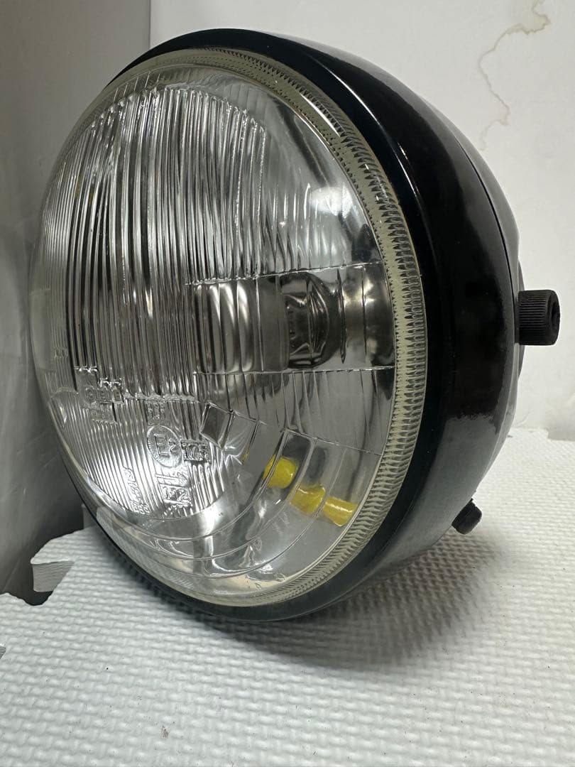 当時物希少CIBIE黒リムW反射ビームヘッドライト/検索シビエマーシャル