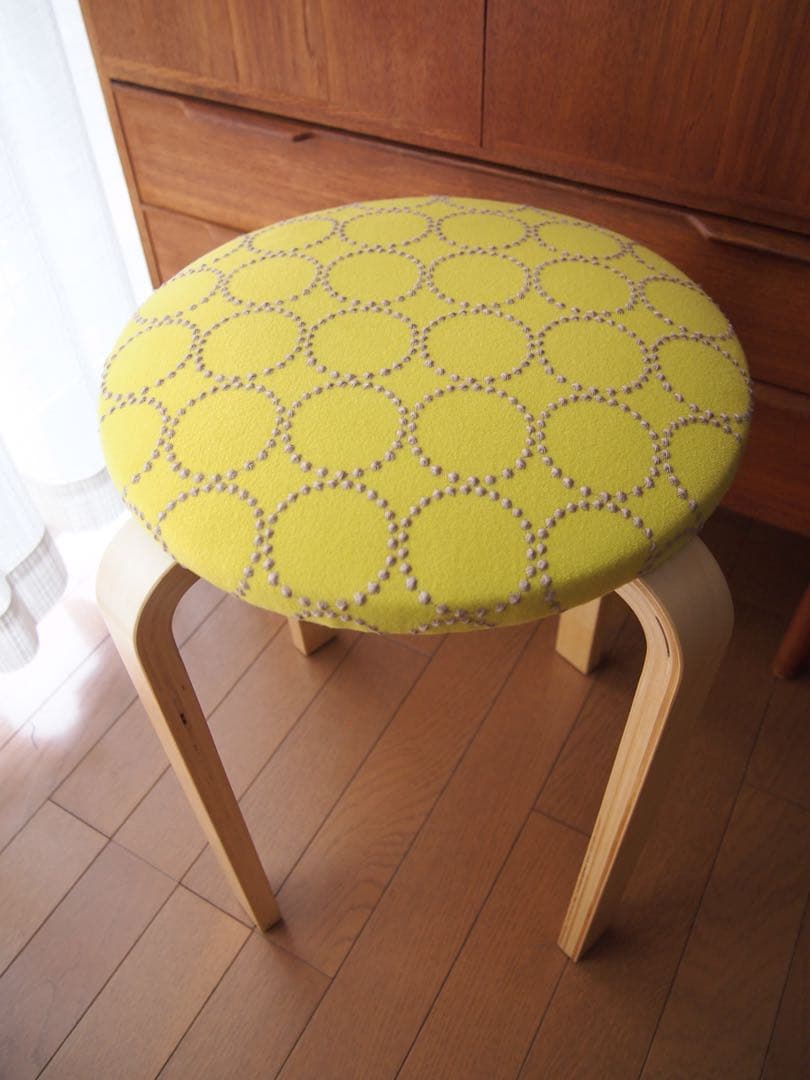たきこさん専用 ミナペルホネン ハンドメイド スツール タンバリン 生地 チェア