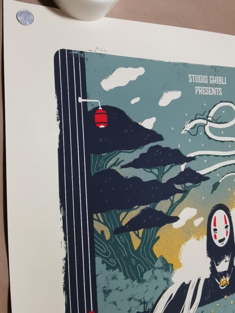 特大・千と千尋の神隠し ポスター（限定75枚販売、スタジオジブリ、宮崎駿）