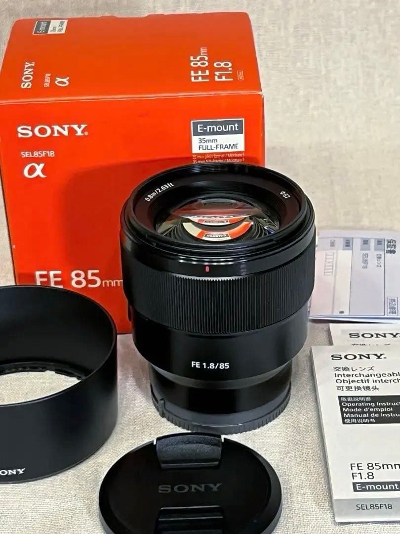 Sony FE 85mm F1.8 SEL85F18 美品