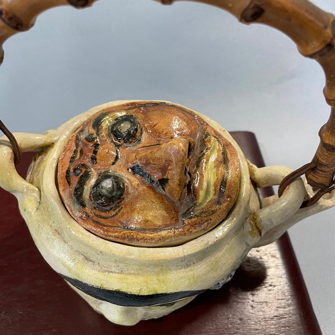 骨董品です！ユニークな急須 おかめ 火男 鬼など K2311