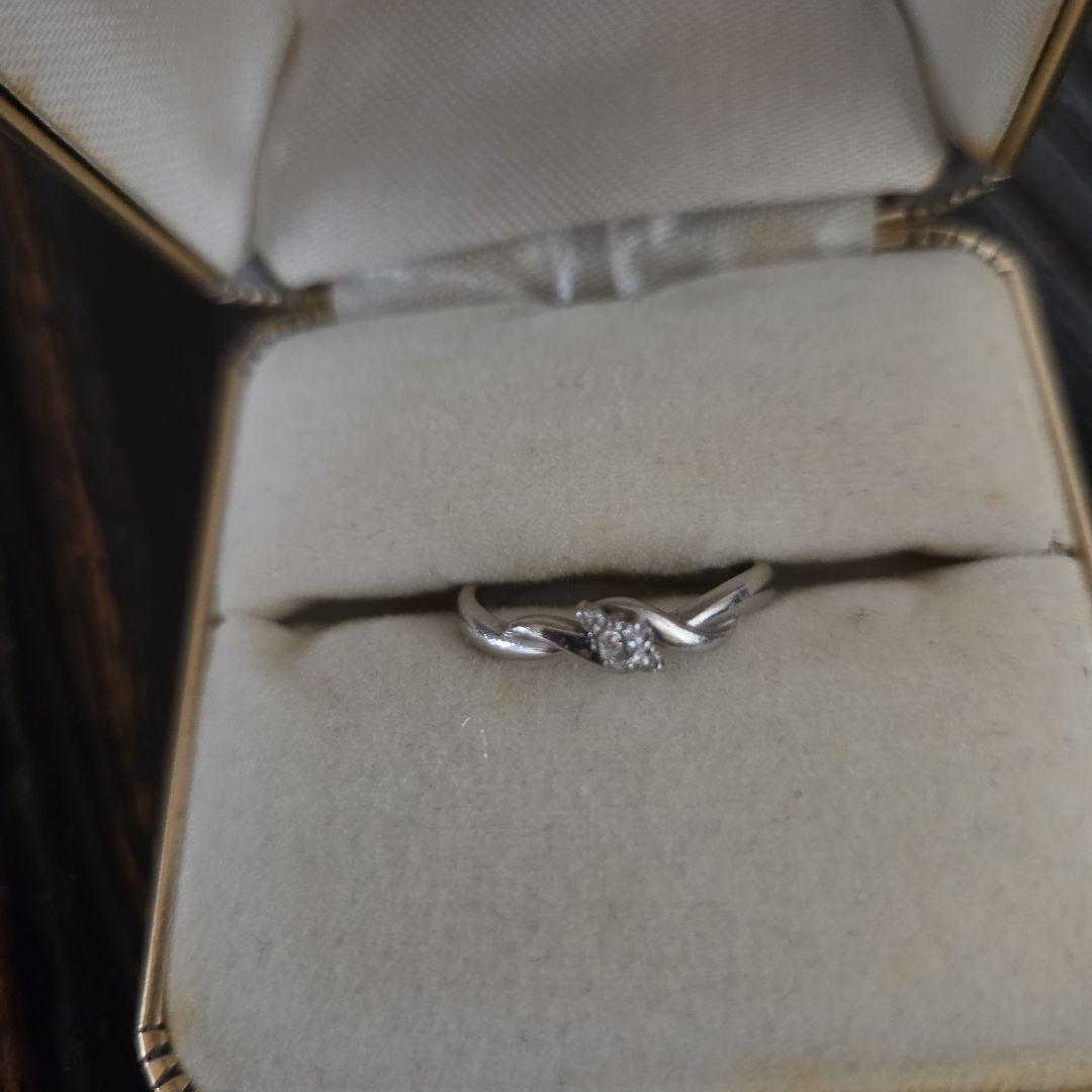 プラチナ900総量3g ダイヤモンド リング