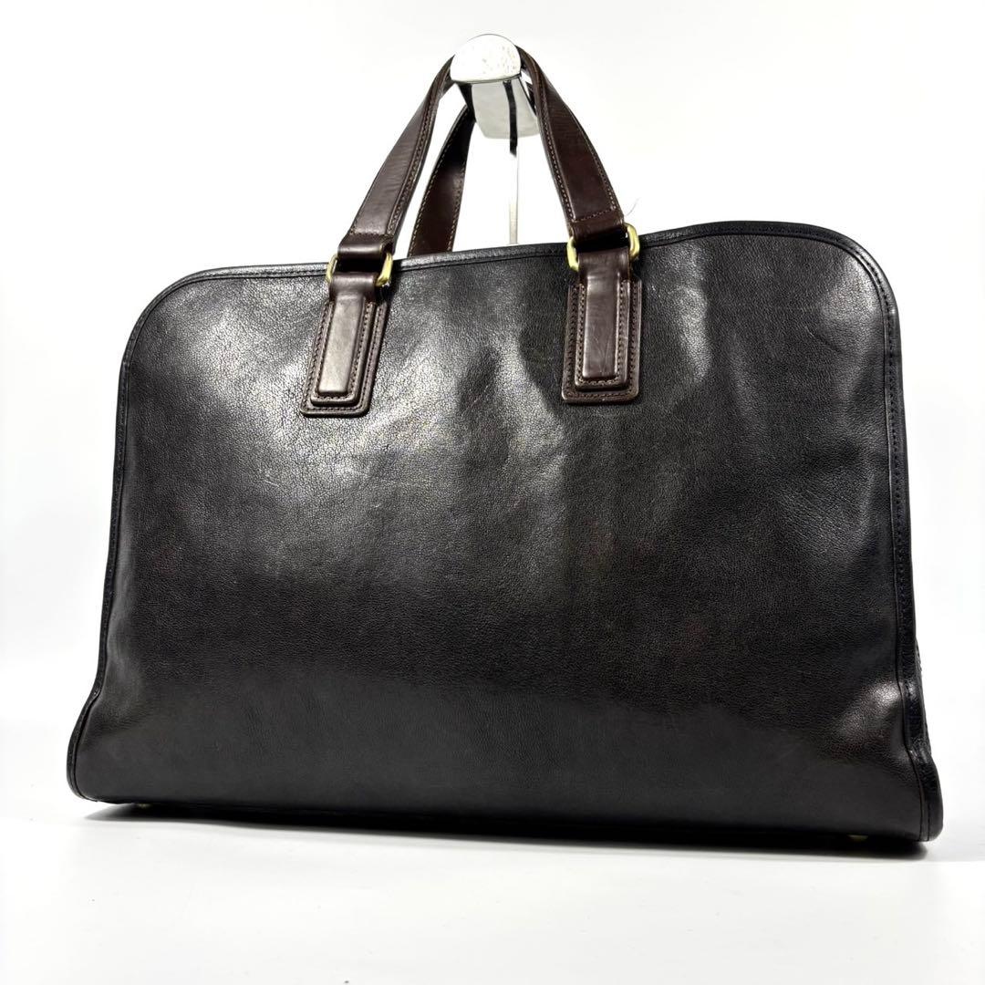 ✨美品✨ツチヤカバン ビジネスバッグ A4可 アルマス バッファロー 濃紺