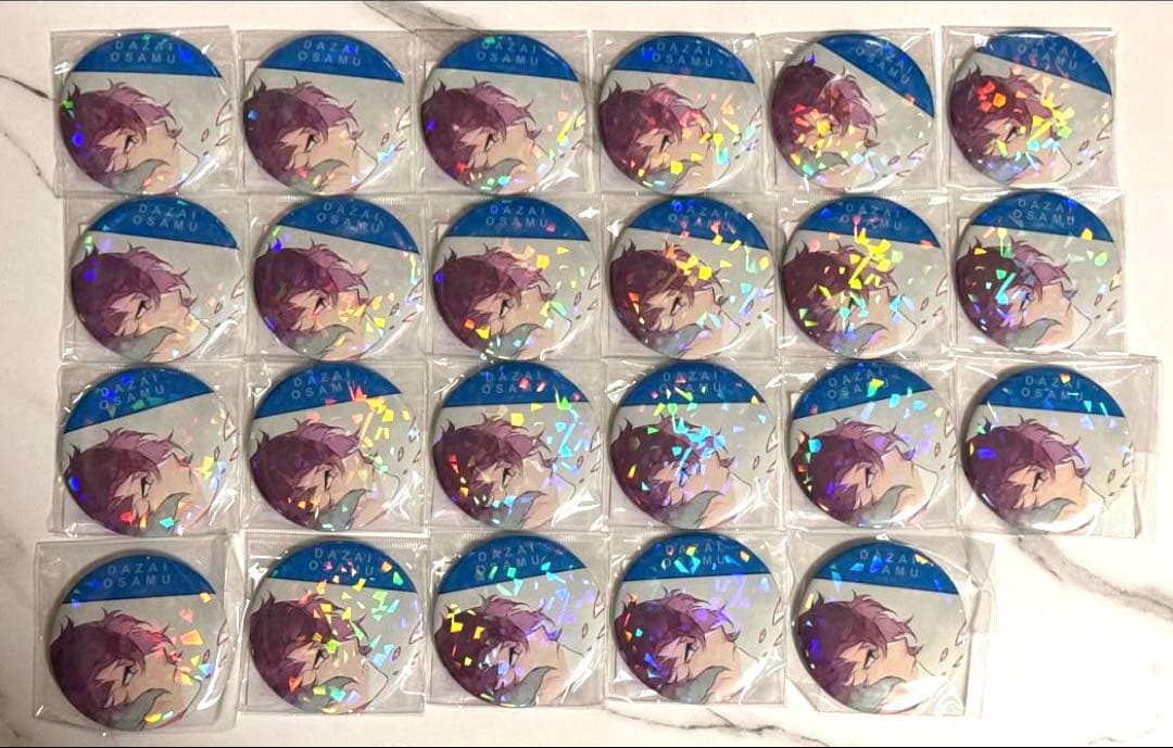 即購入⭕️文豪ストレイドッグス ホログラム缶バッジ 太宰治 結晶 23個セット