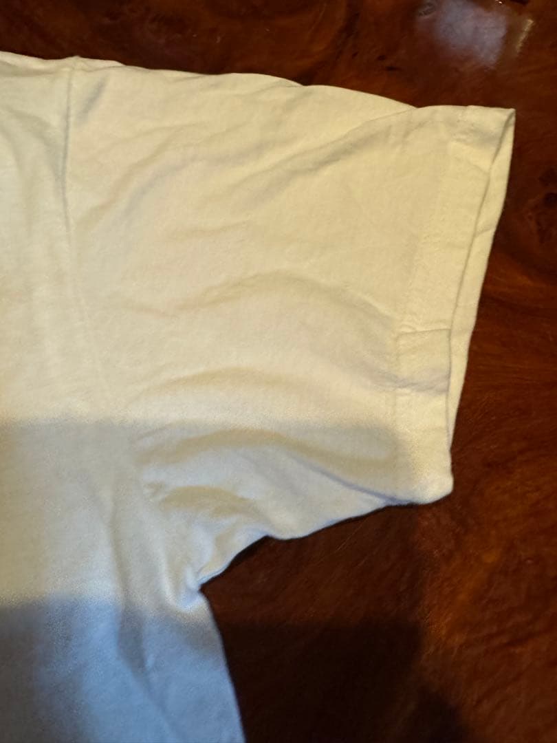 oasis Tシャツ白、黒文字モノトーン、XL2024コピーライト入り