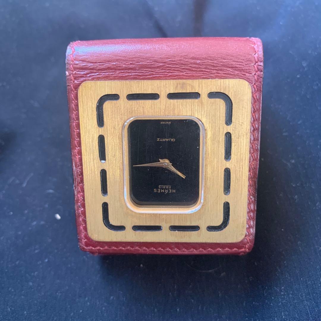 Hermès 旅行用　時計　ジャンク品