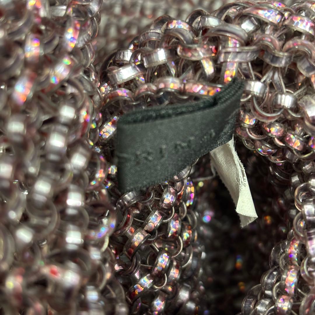 未使用級 アンテプリマ ANTEPRIMA ワイヤーバッグ ピンク スクエア