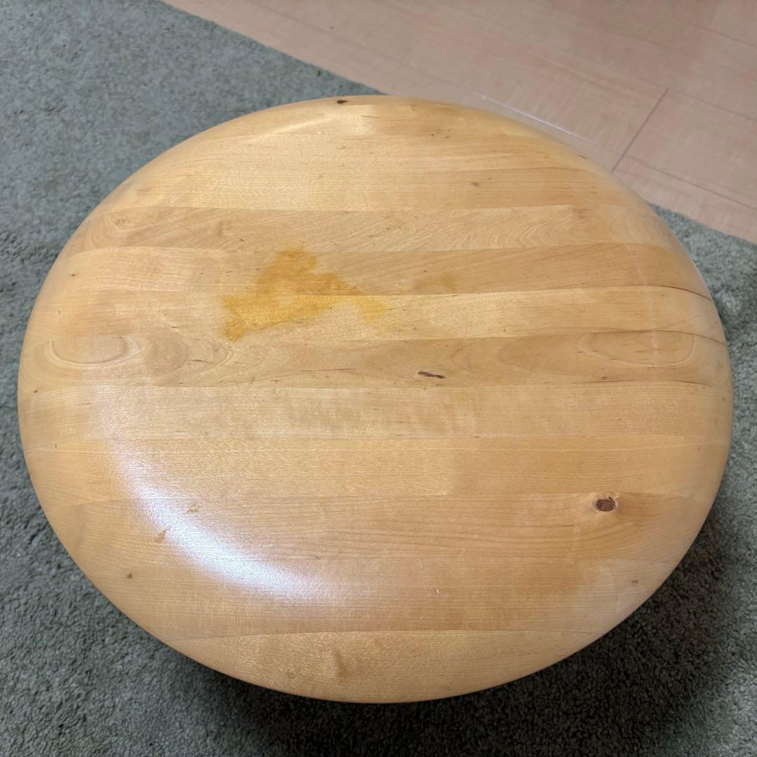 希少廃番ヴィンテージ Ikea Karljohanパイン無垢材 サイドテーブル