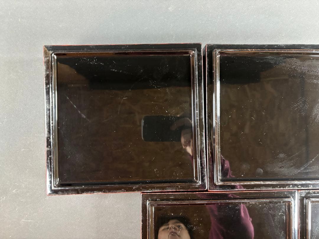 セール　重箱　漆器　五段重　お正月　曙塗　輪島