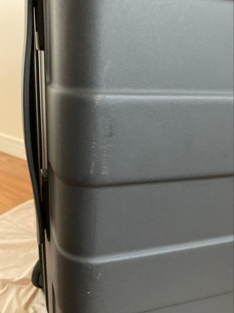 無印良品　バーを自由に調節できるハードキャリーケース　36L ブラック