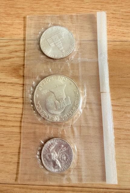 中古アイゼンハワー記念硬貨 3枚セット