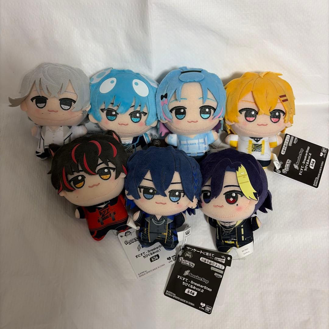 すにすてSneakerStep ちびぐるみ 全7種　セット　まとめ売り　①