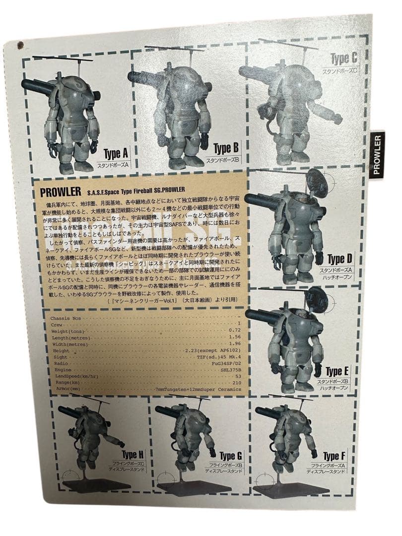 30未開封PROWLER S.A.F.S. スペースタイプホビーベース1/35