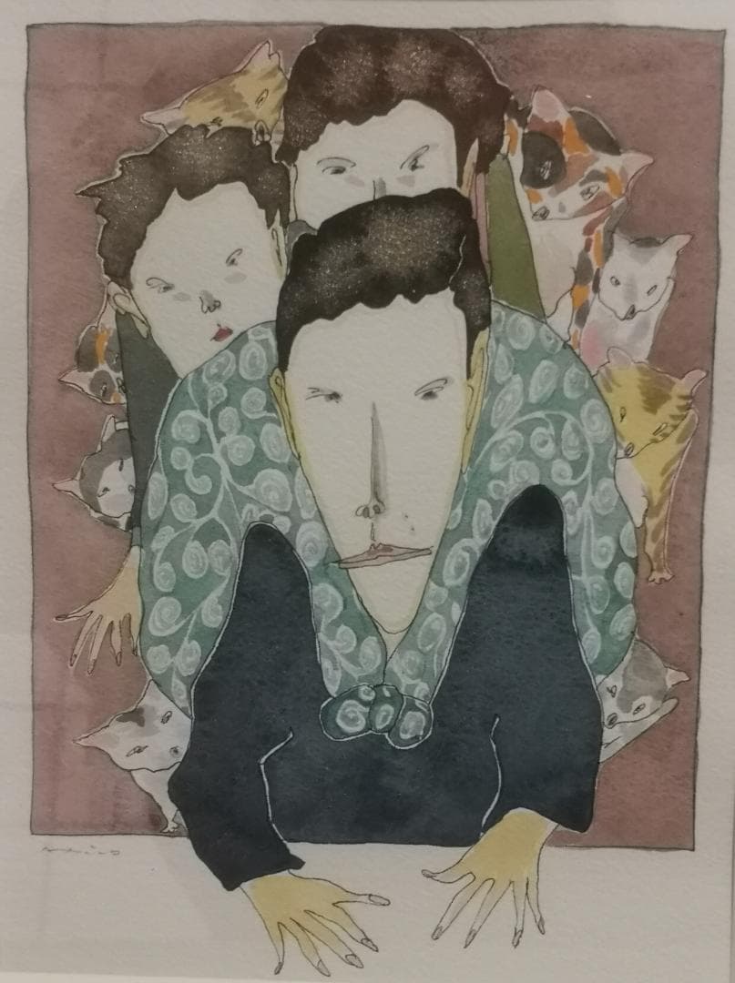 美術館収蔵にお勧め!テンペラ技法の第一人者　安達博文名誉教授の水彩「日記’９８」