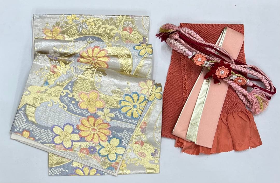 振り袖　フルセット　長襦袢付　成人式　振袖　金彩加工　セット　刺繍入り　573