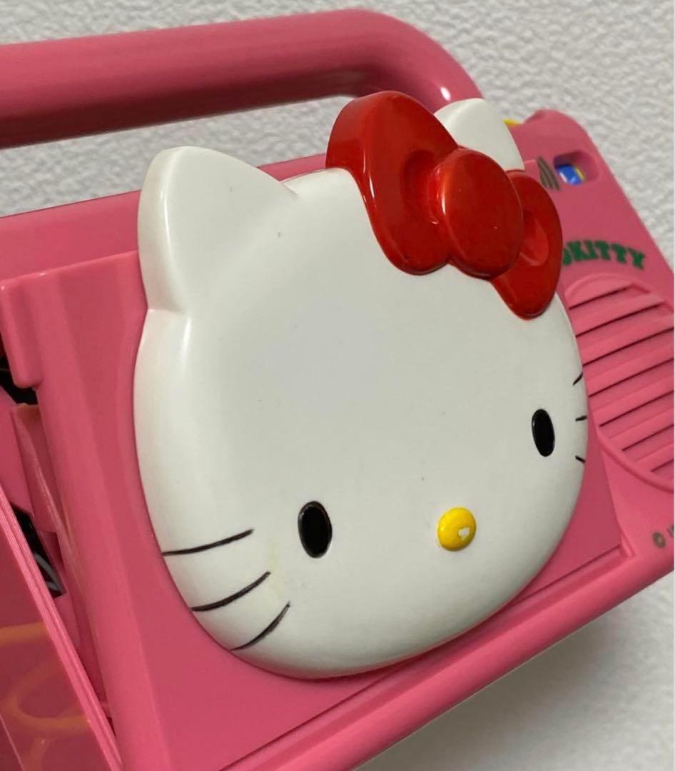 【最終価格】ハローキティ うたって♪カセットプレイヤー カラオケマイクつき
