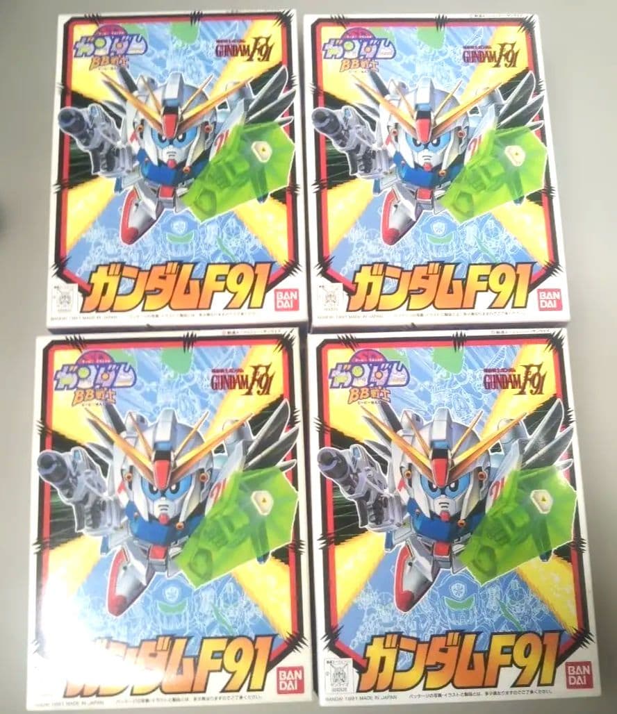 貴重⬛️未組立⬛️ガンダムBB戦士⬛️ガンダムF91⬛️4個