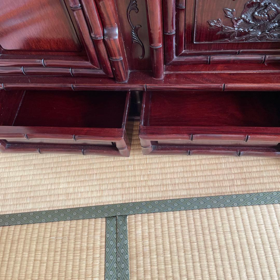 茶箪笥、引き出し付き飾り棚