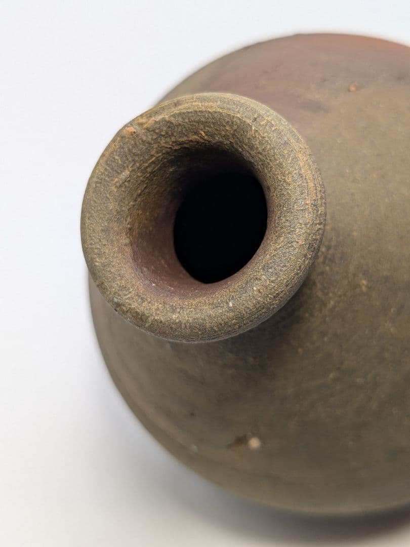 人間国宝 藤原啓 備前焼 徳利 共箱共布栞 酒器 とっくり 花器 一輪挿し花瓶