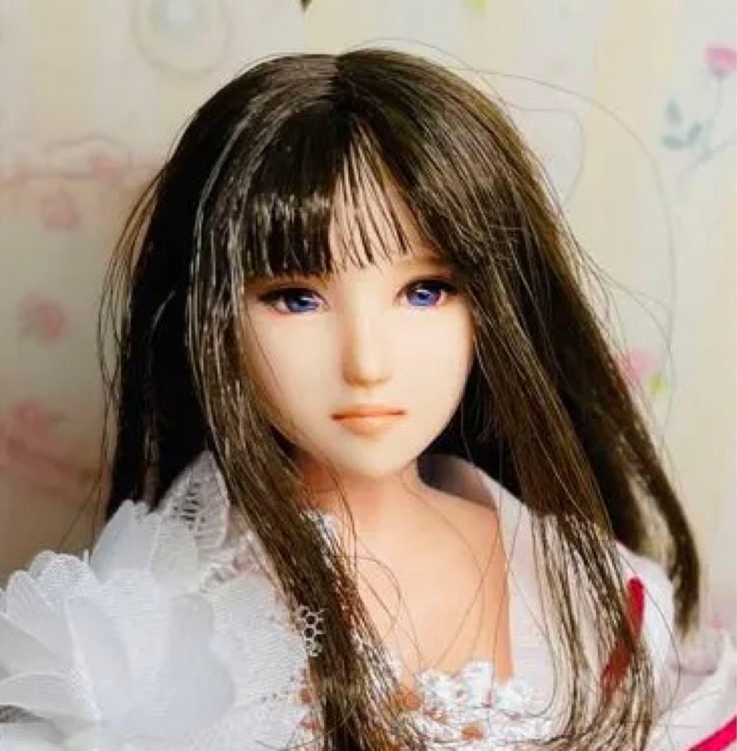 1/6 カスタム　ドール　ヘッド　綺麗な瞳の少女　ヘッドのみの出品です