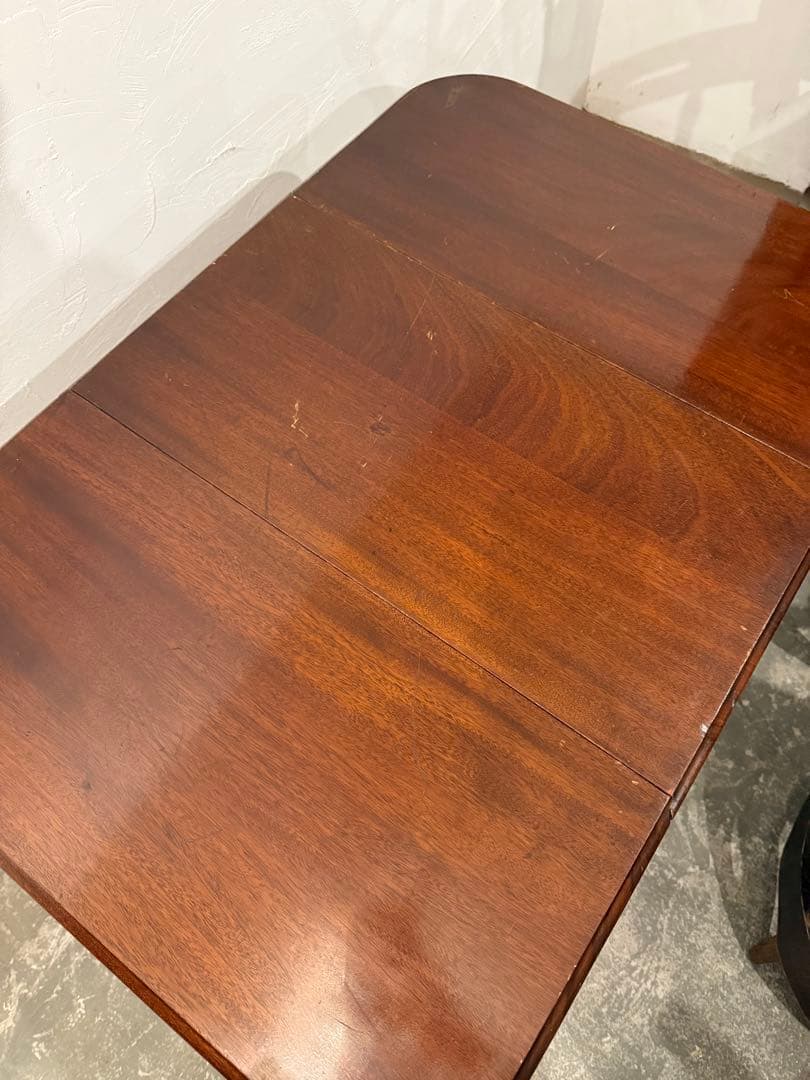 フランスアンティーク　ドロップリーフテーブル