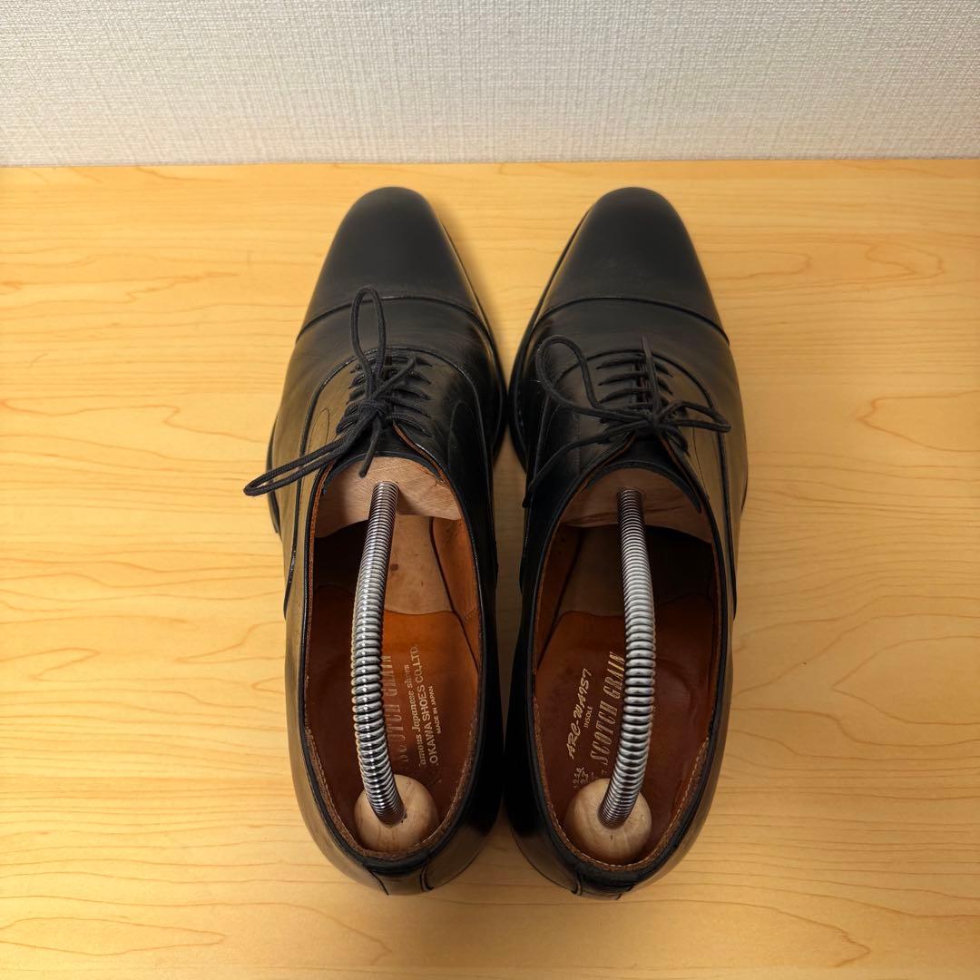 【おまけ付】SCOTCH GRAIN ストレートチップ 内羽根 26.0cm