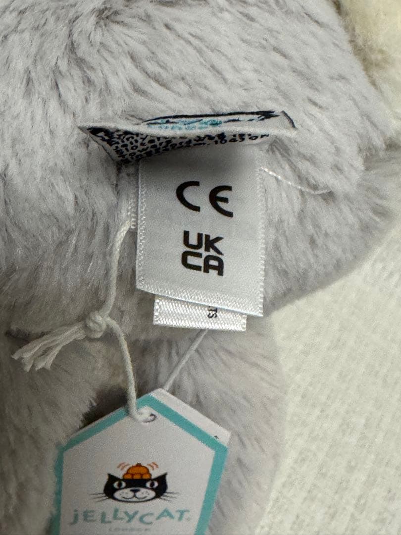  Blossom Silver 耳 花柄 うさぎ ぬいぐる M