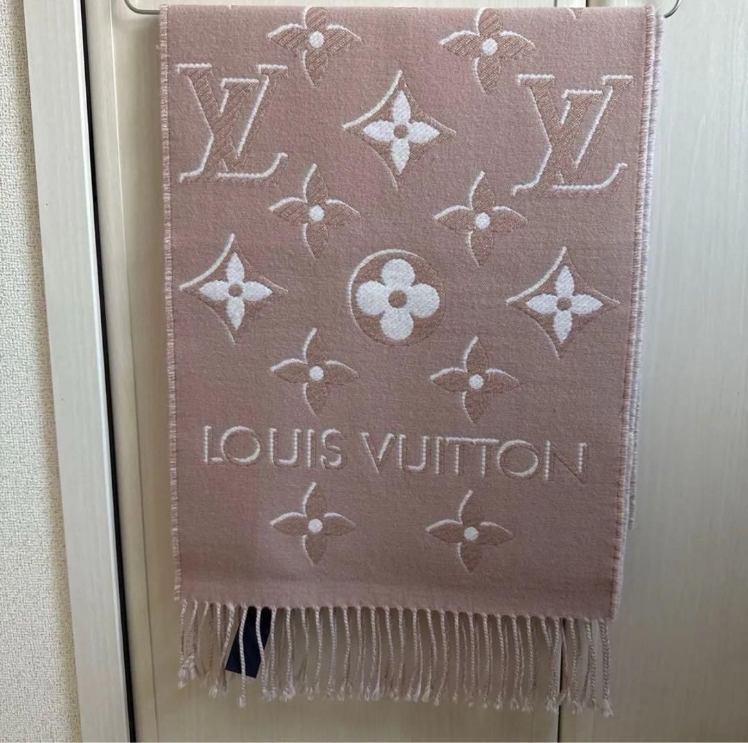 LOUIS VUITTON ピンク マフラー