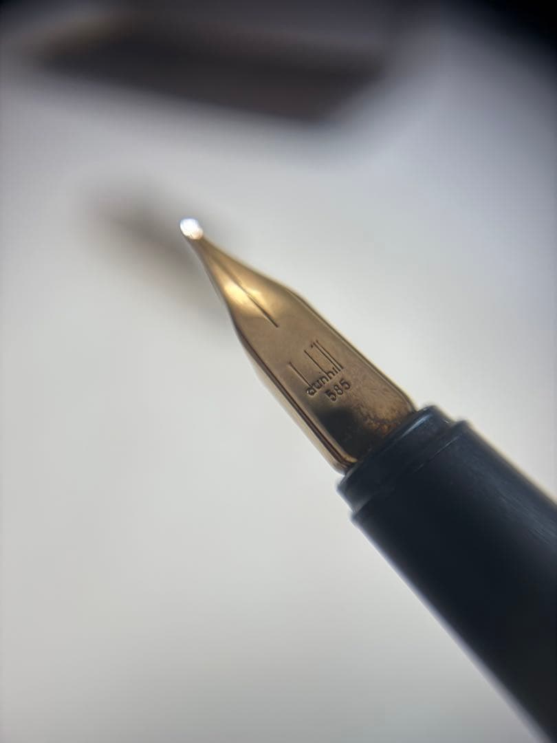 ダンヒル万年筆、シルバー