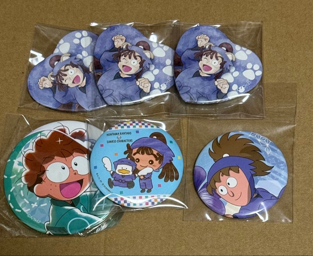 忍たま　ナンジャ　幻の餃子を入手せよの段　ハート缶バッジ　勘右衛門