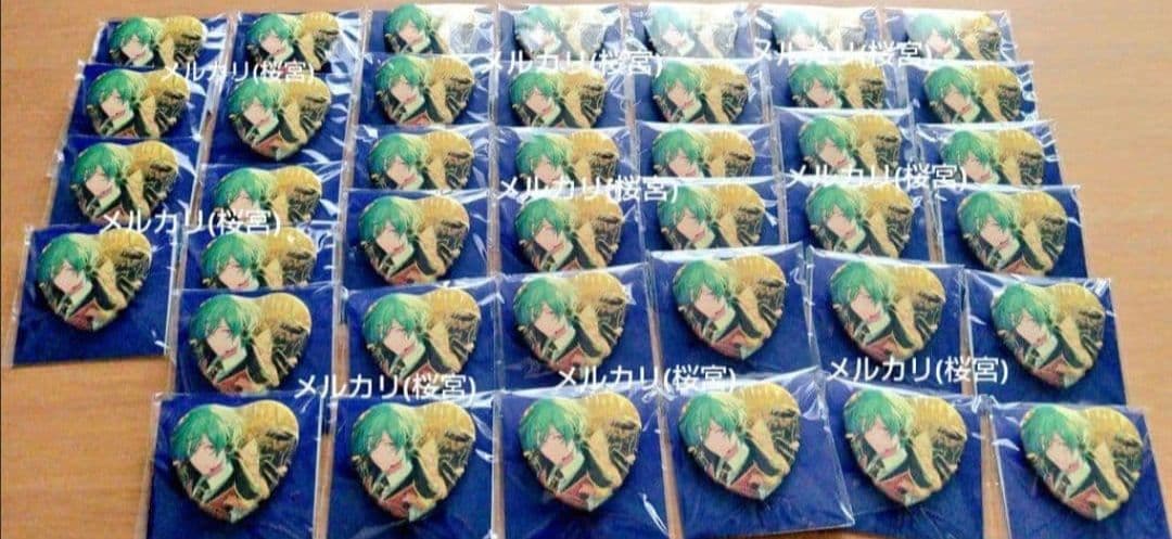 【追跡匿名】風早巽 上海限定 傾心缶バッジ40点