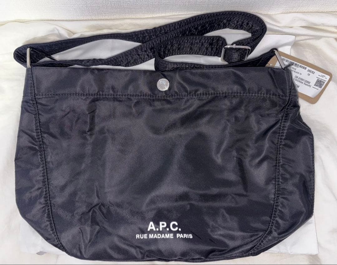 APC アーペーセー A.P.C. ショルダーバッグ ナイロン ブラック