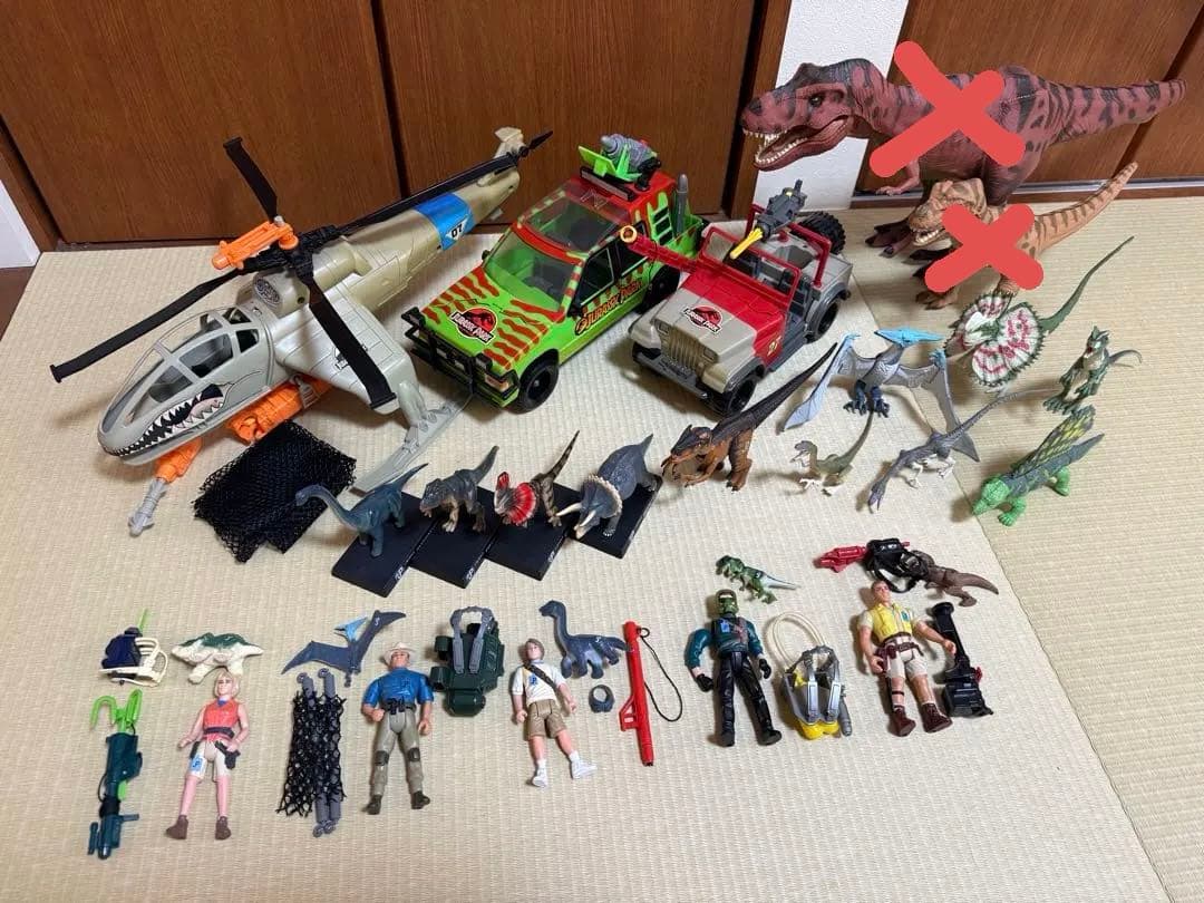 【激レア‼︎】ジュラシック・パーク フィギュア＆恐竜まとめセット（93年当時モノ）