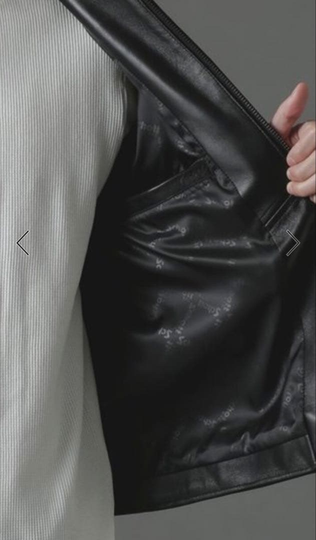 【新品】Schottショット レザー シングルジャケット ブラック サイズM