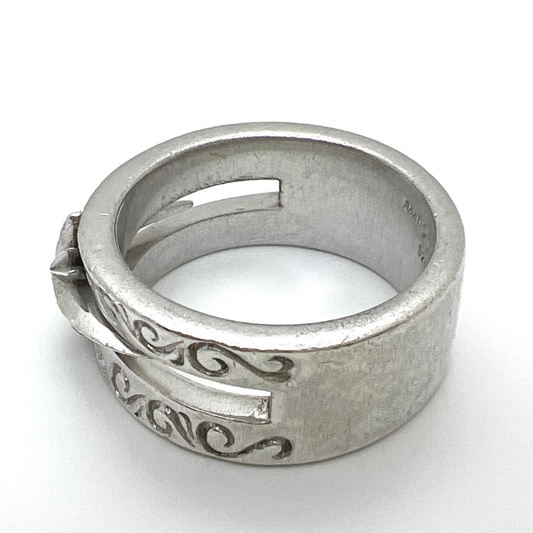 【ヴィンテージ】SAAD サード アラベスク 太陽神 幅広 シルバー 廃盤 希少