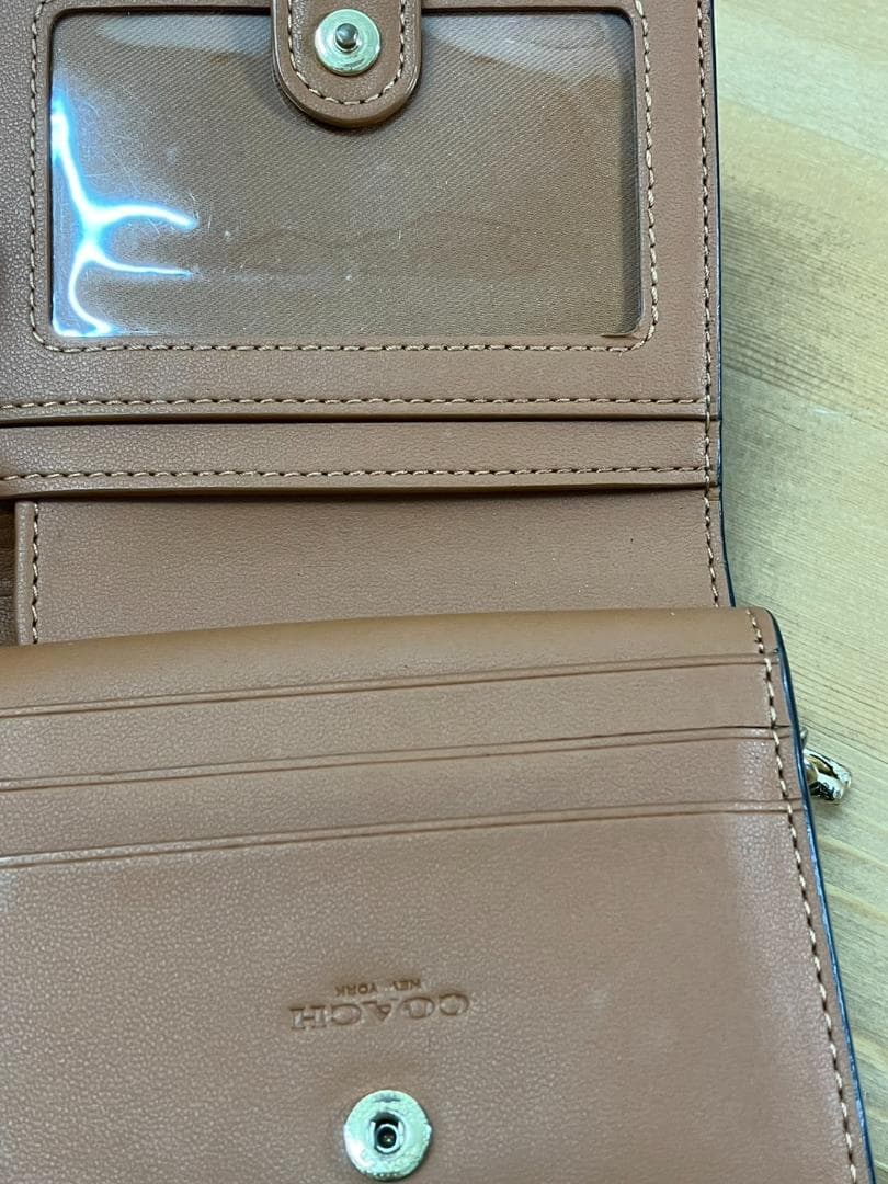 コーチ コズミック レキシー 二つ折り財布 ラウンドジップ 宇宙　CW463