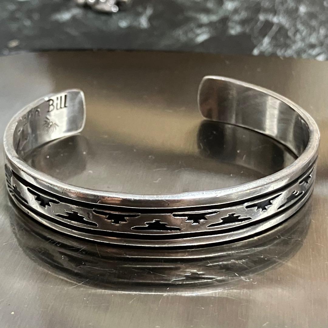 Darin Bill ダーリンビル ナバホ族 バングル シルバー