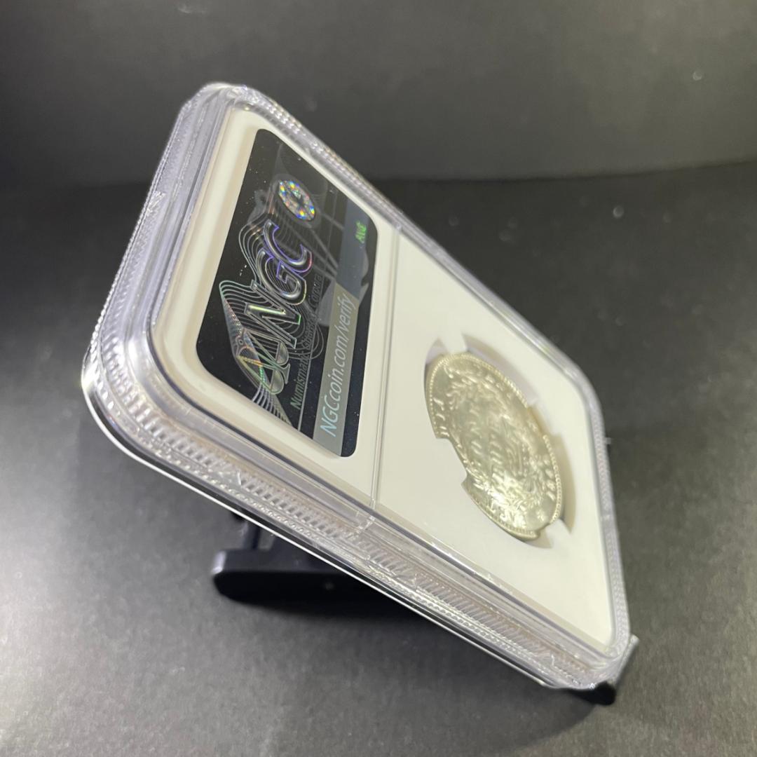 【イギリス インド 銀貨】NGC MS61 ルピー ウィリアム・ワイオン