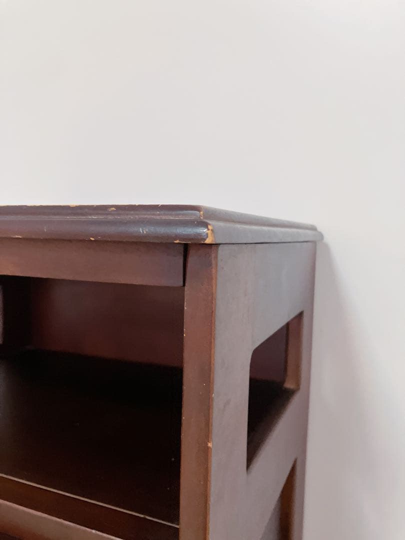 木製　10段　引き出し　電話台　FAX台　チェスト　サイドチェスト　棚、ラック