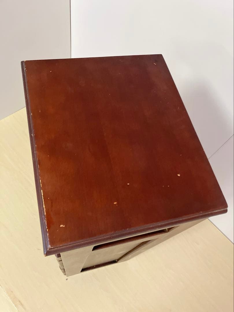 木製　10段　引き出し　電話台　FAX台　チェスト　サイドチェスト　棚、ラック