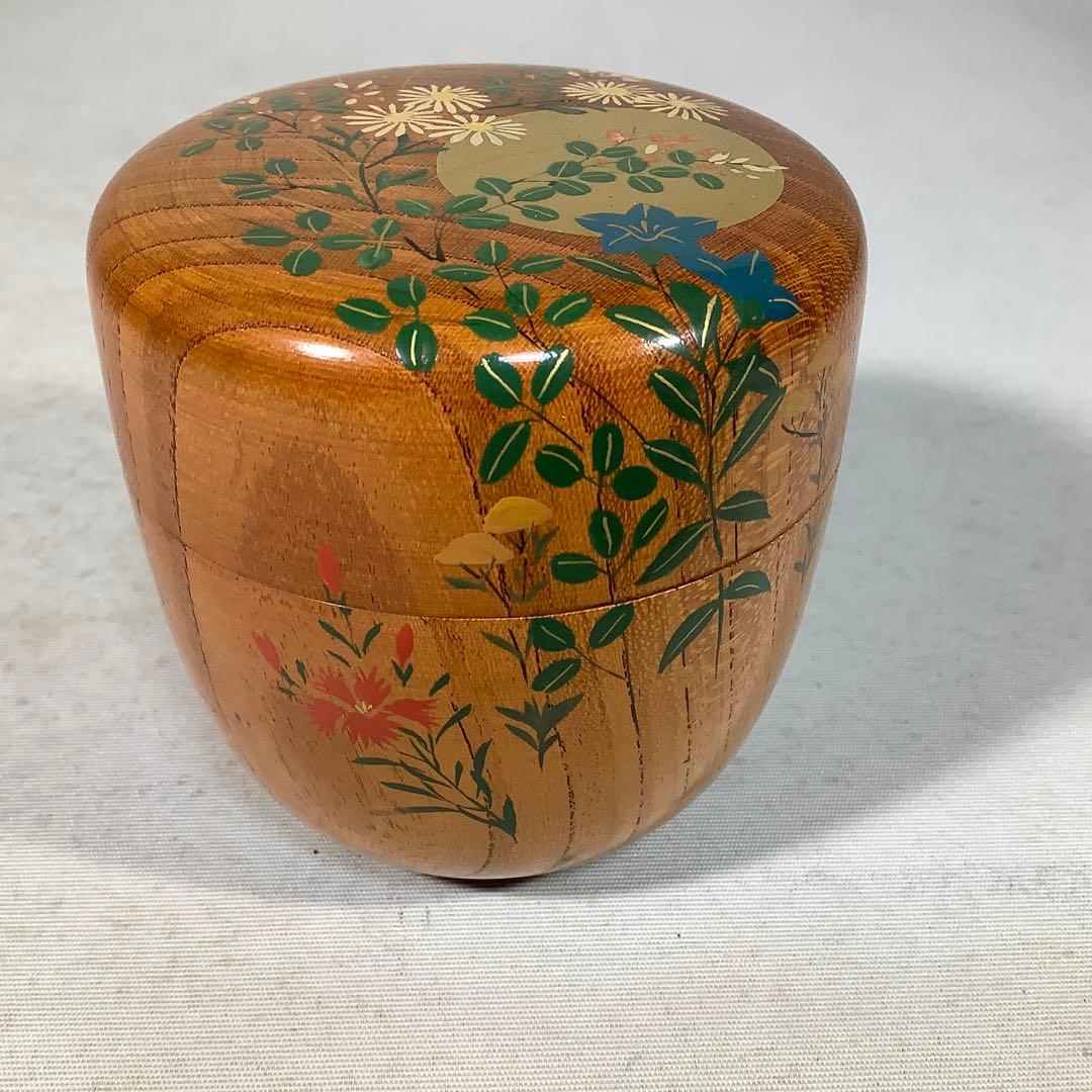 秋草　蒔絵　大棗　幸斎　茶道具　送料無料