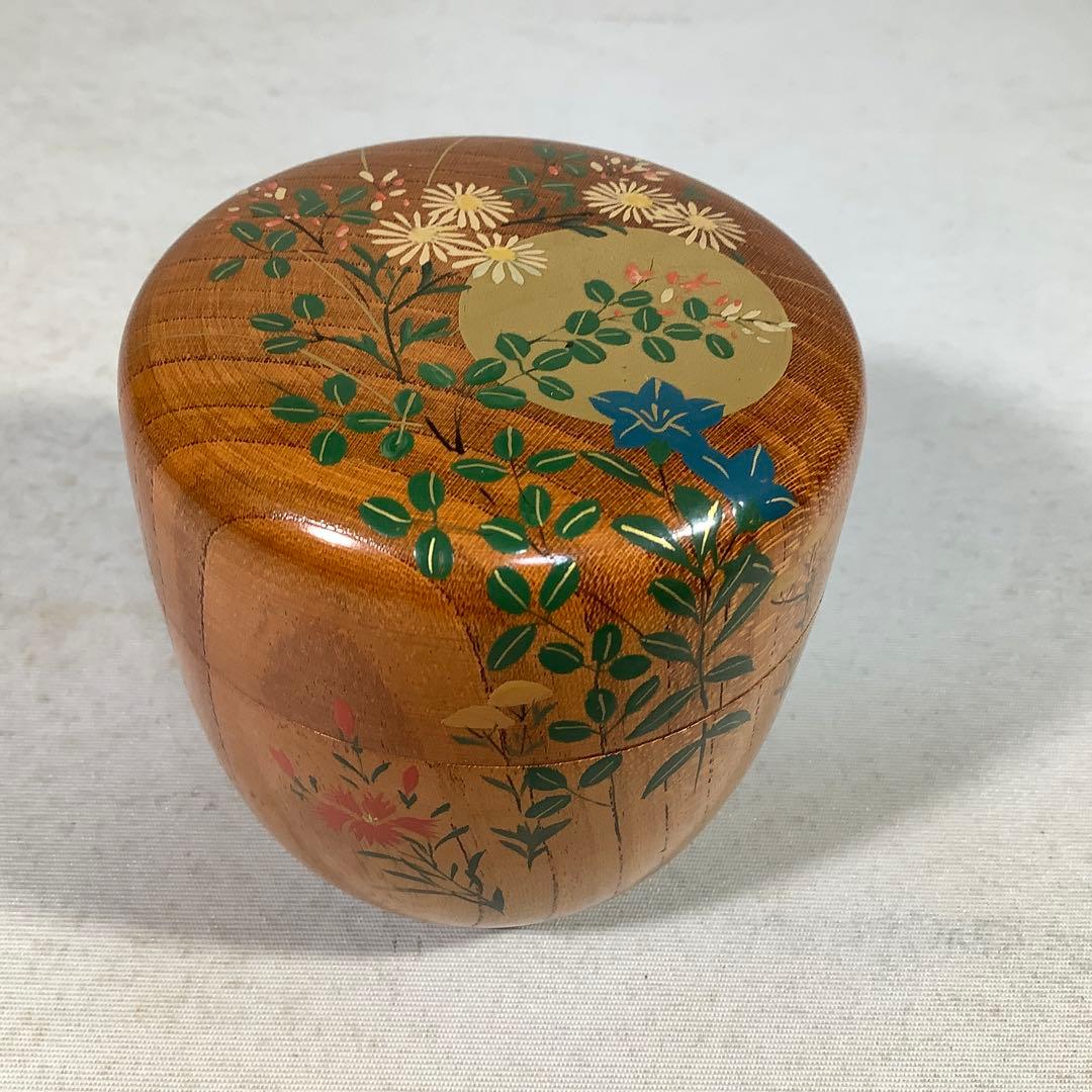 秋草　蒔絵　大棗　幸斎　茶道具　送料無料