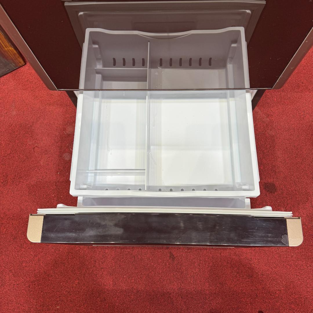 東京23区送料無料　美品日立3ドア冷蔵庫265L　ガラストップ　清掃/除菌済み