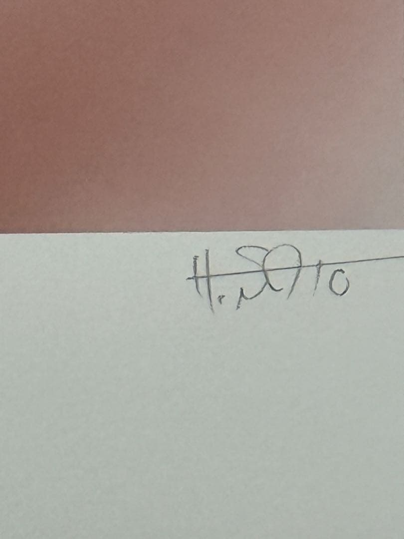 HIROSHI SATO作　【真作保証】　エディション、サイン有