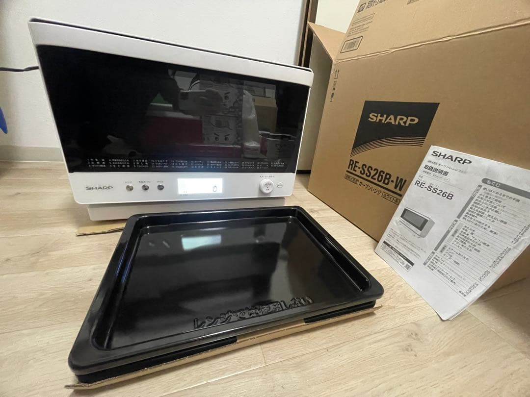 【ジャンク品】SHARP オーブンレンジ RE-SS26B-W